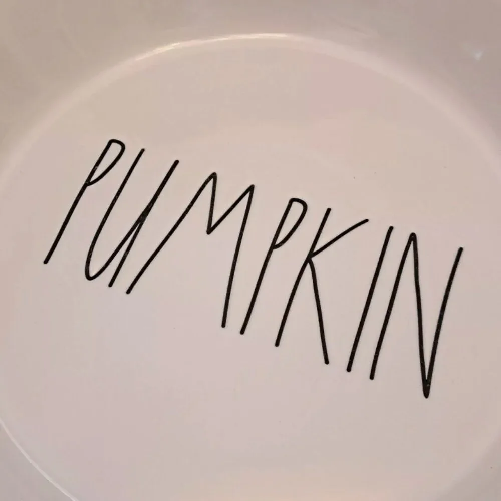 Rae Dunn Pumpkin Pie Baking Plate/Dish